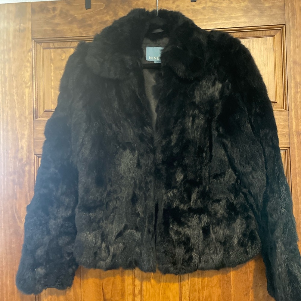 Nine West 💯 Rabbit fur jacket.